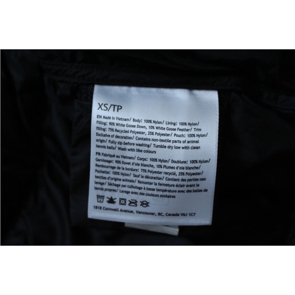 NWT Lululemon Featherweight 900 Down Long Jacket Black $598 - Size XS / 6 - Picture 9 of 15